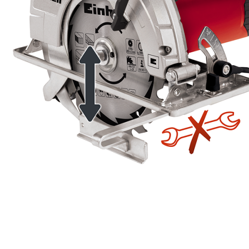 Пила циркулярная Einhell TC-CS 1400 фото 6