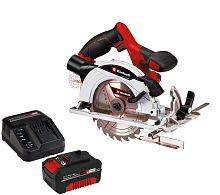 Ручная циркулярная пила аккумуляторная  Einhell TE-CS 18/165-1 Li + STARTER KIT 4.0