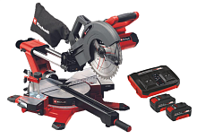 Пила торцовочная Einhell E-SM 36/10 L Li + 2 x 4,0Ah & Twincharger Kit