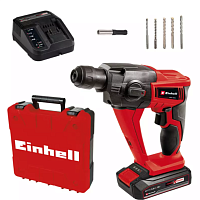 Перфоратор аккумуляторный Einhell TE-HD 18 Li-Solo + набор буров