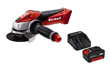 Аккумуляторная угловая шлифовальная машина Einhell TE-AG 18/115 Li + STARTER KIT 4.0