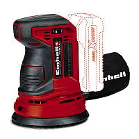 Аккумуляторная эксцентриковая шлифовальная машина Einhell TE-RS 18 Li-Solo